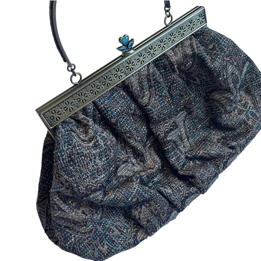 Per Una Vintage Woven Tapestry Evening Bag - Picture 3 of 6